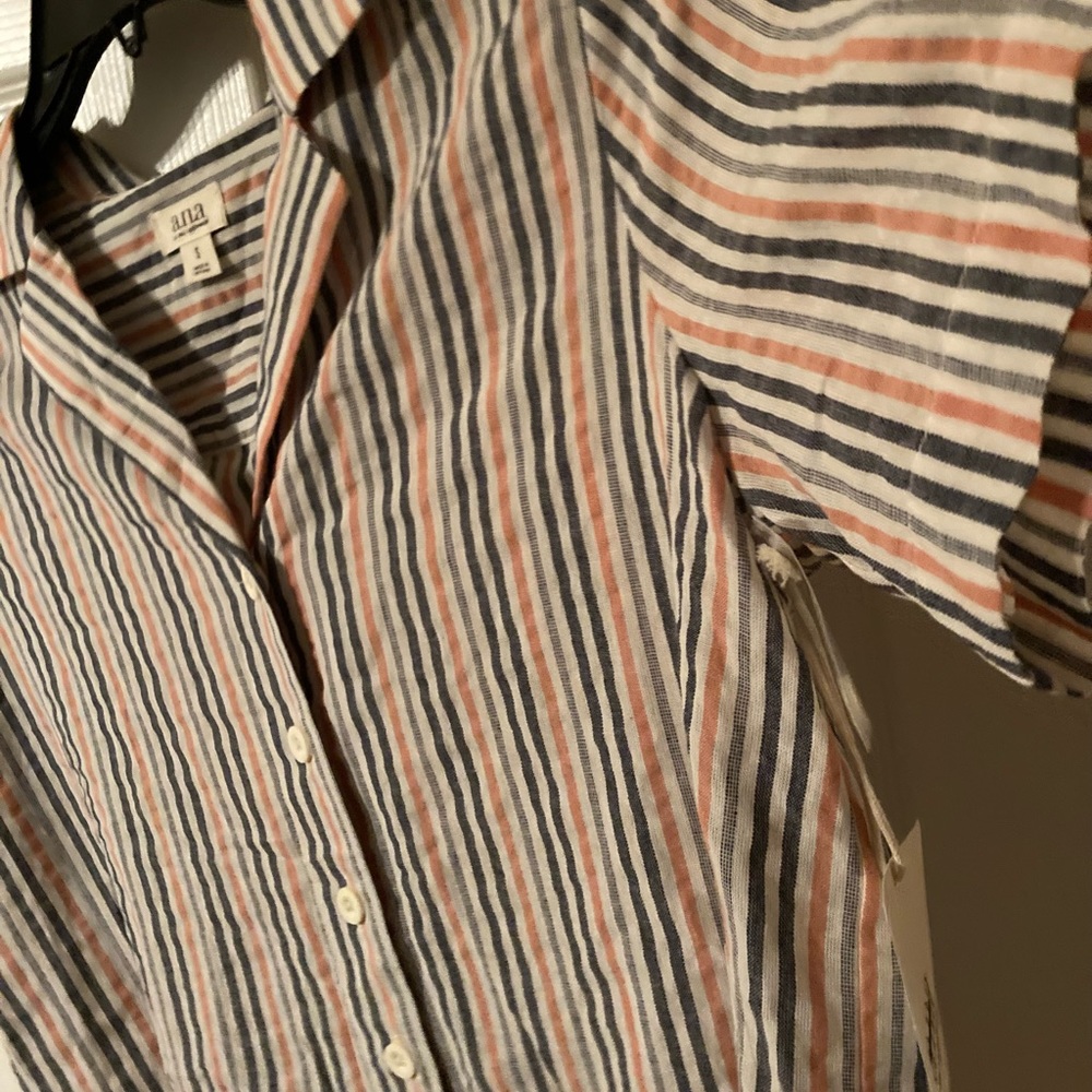 A New Approach Size Small a.n.a Button-Down Shirt Top NEW!